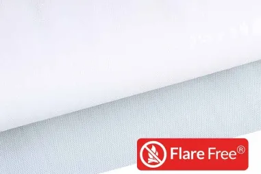 100% polyamide stoffen - Brandvertragende stof - tule - wit - 1024-001