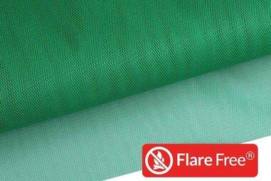 100% polyamide stoffen - Brandvertragende stof - tule - groen - 1024-037