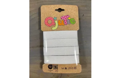Elastiek - Elastiek 15 mm - wit - Qjutie