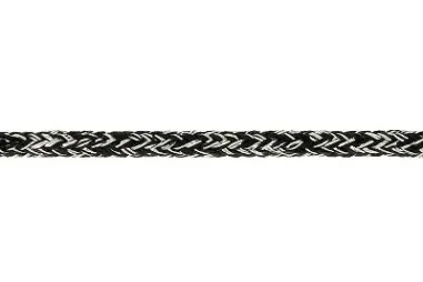 Koord - Koord 5 mm - metallic - zwart zilver - C.116.05.1021