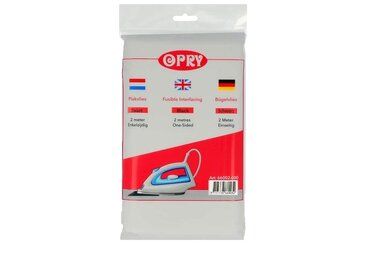 Diversen - Opry plakvlies - zwart - 66002-000 (per 2 meter verpakt)