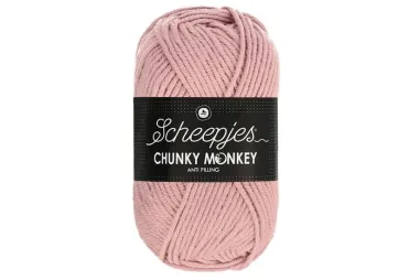 Bollen wol - Chunky Monkey 100 gram - 1080 pearl pink