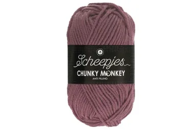 Bollen wol - Chunky Monkey 100 gram - 1067 rosewood