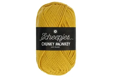 Haak- en breigaren - Chunky Monkey 100 gram - 1823 mustard