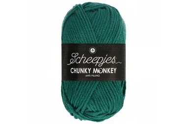 Haak- en breigaren - Chunky Monkey 100 gram - 1062 evergreen