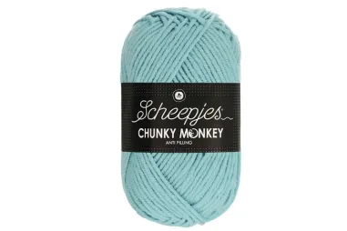 Strick- und Häkelgarne - Chunky Monkey 100 gram - 1019 powder blue