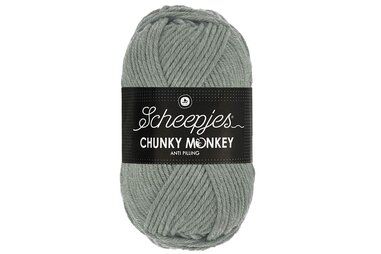 Haak- en breigaren - Chunky Monkey 100 gram - 1099 mid grey