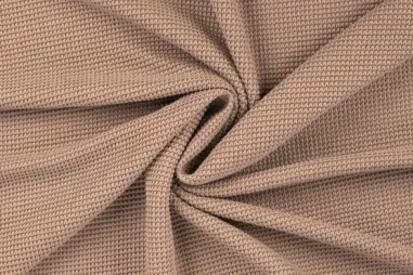 300gr/M² - Gebreide stof - knitted cotton - taupe - 11734-540