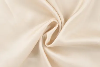 Gebroken witte stoffen - Viskose - Satin - cremefarben - 1106-510