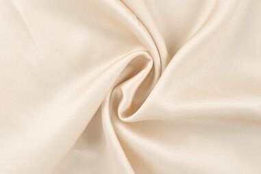 MR - Quality stoffen - Viscose stof - satijn - gebroken wit - 1106-510