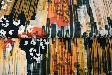 Multi kleur stoffen - Tricot stof - digitaal abstract - multi - 25028-33