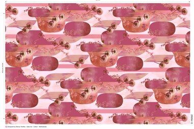 Multi Stoffe - Jersey - digital natur - rosa multi - 25004-12