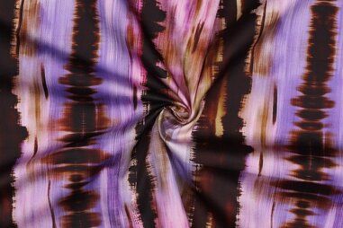 Lavendel - Baumwolle - Satin - digital abstrakt - lavendel - 5047-006
