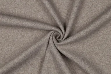 Taupe stoffen - Gebreide stof - knitted wool look - taupe melange - 3746-006