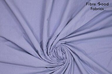 Katoenen stoffen - Katoen stof - poplin stone washed - lila - 32/791024-676