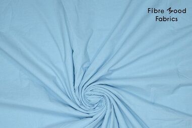 Katoenen stoffen - Katoen stof - poplin stone washed - blauw - 32/791024-825