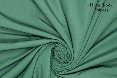 Gebreide stoffen - Waterafstotende stof - trenchcoatstof - groen - 32/794112-755