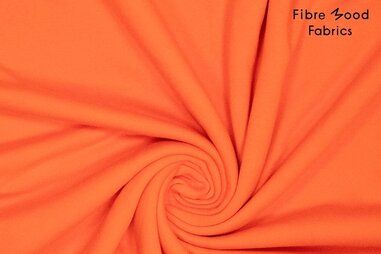 Hose - Jogging-Stoff - recycelt & organisch - heavy Jogging - orange - 32/997251-205
