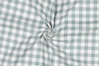 Zachte stoffen - Flanel stof - checks - oudgroen - 5080-010