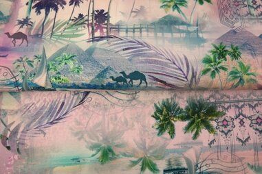 Tricot stoffen - Tricot stof - digitaal fantasie - multi - 25002-14
