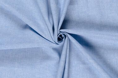 Nooteboom Stoffe - Leinen - Leinenmischung chambré - babyblau - 23031-003