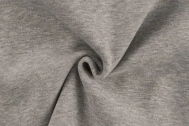 Gemeleerde stoffen - Joggingstof - heavy jogging - grijs melange - 0275-165