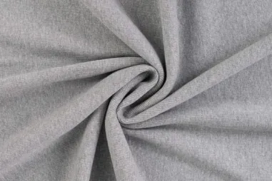 Boordstoffen - Boordstof - 2x1 rib - grijs melange - 0368-165