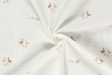 Babynestje - Musselin - Enten - off-white - 23409-051