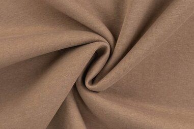 RS - Quality stoffen - Joggingstof - heavy jogging - taupe melange - 0275-540