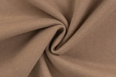 Taupe stoffen - Boordstof - 2x1 rib - taupe melange - 0368-540