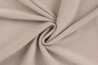 Boordstof - Bündchenstoff - 2x1 Rippe - beige melange - 0368-952