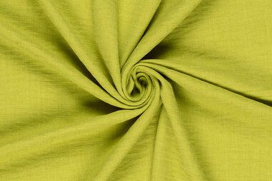 165gr/M² - Polyester stof - linnenlook - limoen groen - 23229-023