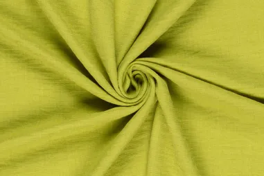 Groen - Polyester stof - linnenlook - limoen groen - 23229-023