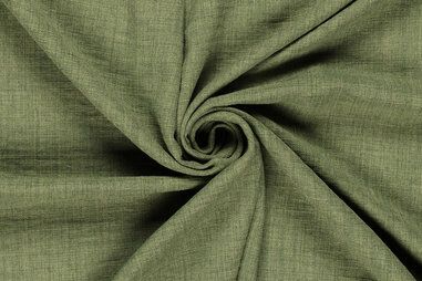 165gr/M² - Polyester stof - linnenlook - kaki - 23229-027