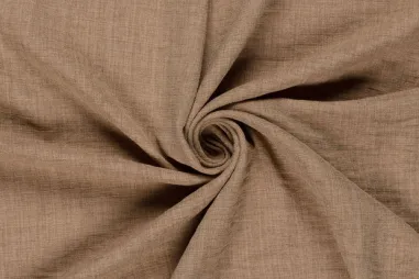 Taupe - Polyester - Leinenoptik - taupe - 23229-054