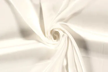 100% viscose stoffen - Viscose stof - satijn - gebroken wit - 23085-051