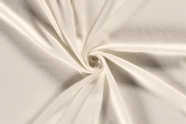 75% viscose, 25% linnen stoffen - Viskose - Leinenmischung Slub - cremefarben - 13579-051