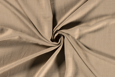Uni - Viskose - Linnemix Slub - dunkelbeige - 13579-152