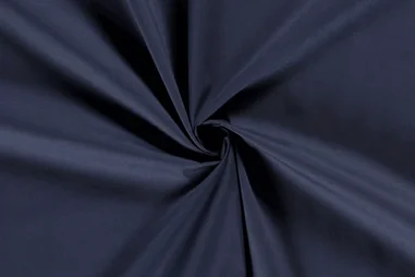 65% polyester, 35% katoen stoffen - Katoen stof - poplin lakenkatoen - donkerblauw - 3121-008