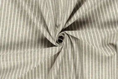 Sommer - Leinen - Leinenmischung chambré - Streifen - khaki - 23033-027