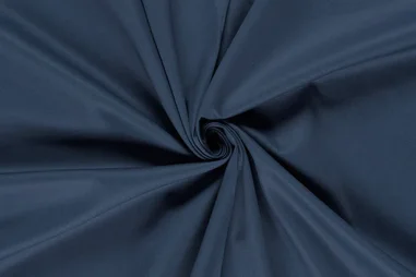 Blaue Stoffe - Baumwolle - Stretch-Satin - stahlblau - 3122-007