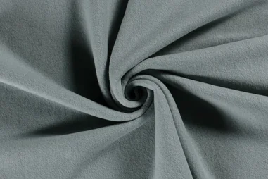 270gr/M² - Fleece stof - fleece katoen brushed - staalblauw - 10004-106