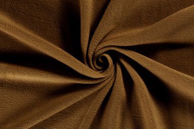 250gr/M² - Fleece stof - bruin - 9111-255