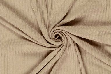 Stoffe - Jersey - Rippstrick - beige - 3362-052