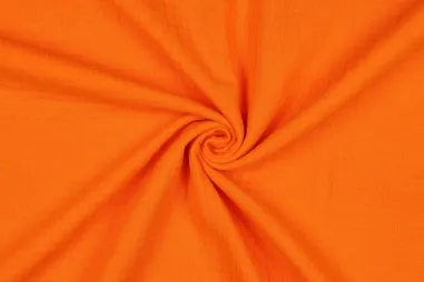 Babynestje - Hydrofiel stof - oranje - 3959-071