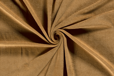 Handdoek stoffen - Badstof - rekbare badstof - camel - 11707-253