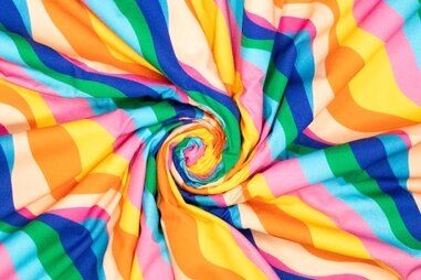 Multi - Baumwolle - digitale waves - multi - 928116-20