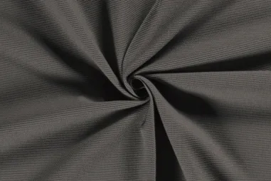 235gr/M² - Wafelkatoen stof - wafel piqué - donkergrijs - 2904-068