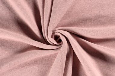 270gr/M² - Fleece stof - fleece katoen brushed - oudroze - 10004-014