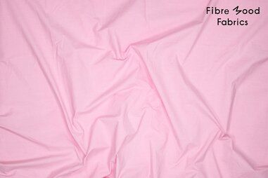 Poplin katoen stof - Baumwolle - Popeline stone washed - rosa - 33/791024-613